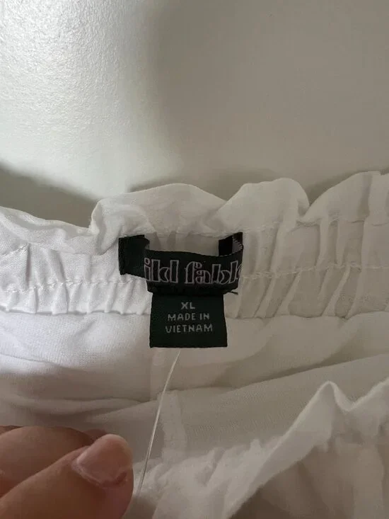 NWT XL White Skort with Lace, Wild Fable - Picture 9 of 11